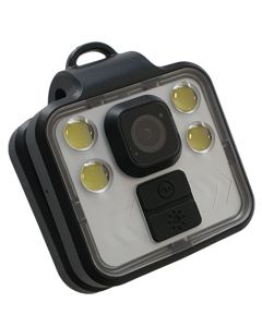 Bodycam met verlichting en alarm licht