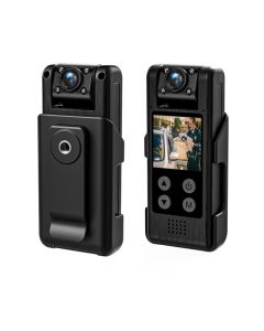 Bodycam met groothoeklens 4K kleurenscherm en wifi verbinding